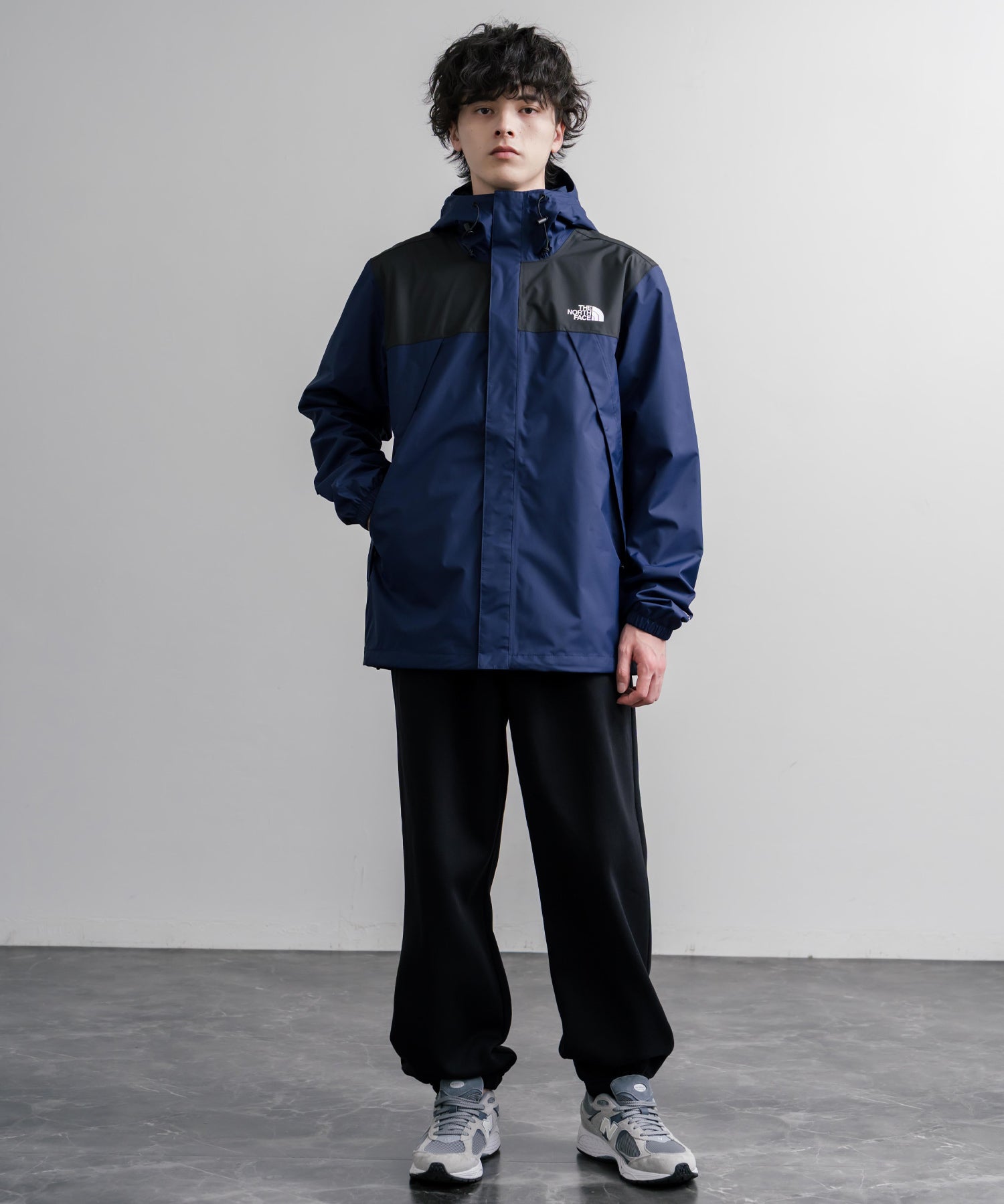 THE NORTH FACE ザ・ノースフェイス ANTORA JACKET DRYVENTオーバーサイズワンポイントロゴアントラジャケット/マウンテンパーカー 16366