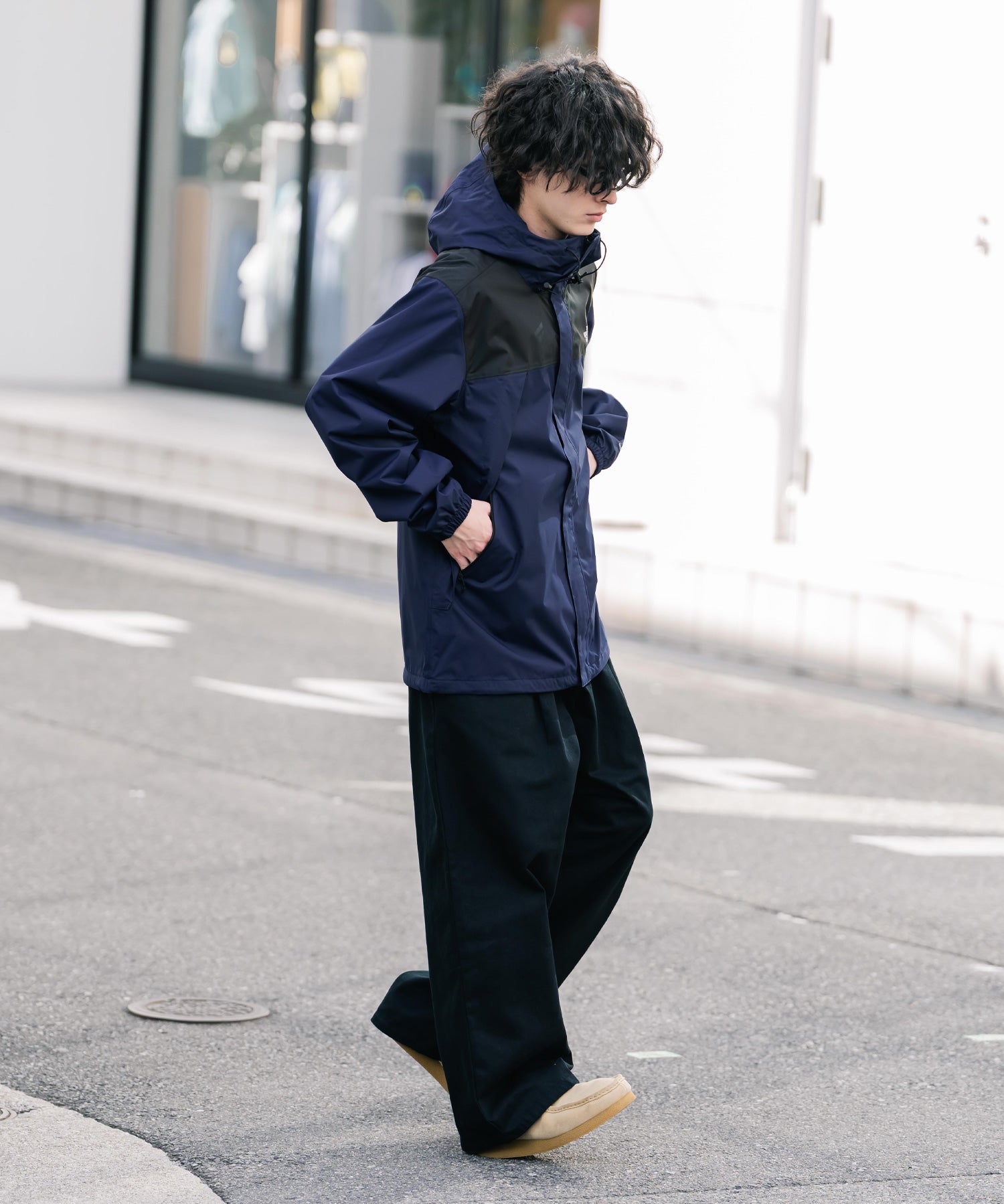 新色追加 THE NORTH FACE ザ・ノースフェイス ANTORA JACKET DRYVENTオーバーサイズワンポイントロゴアントラジャケット/マウンテンパーカー 16366