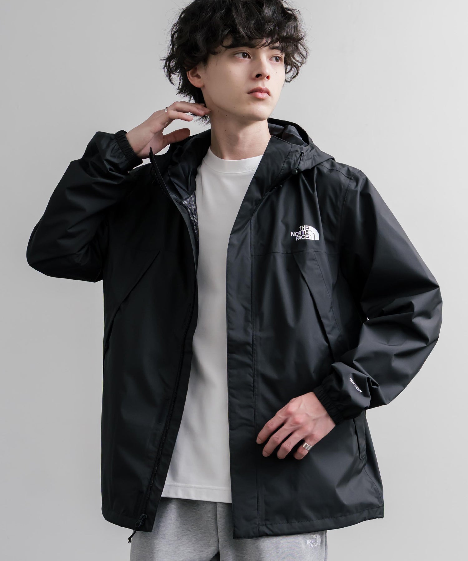 THE NORTH FACE ザ・ノースフェイス ANTORA JACKET DRYVENTオーバーサイズワンポイントロゴアントラジャケット/マウンテンパーカー 16366