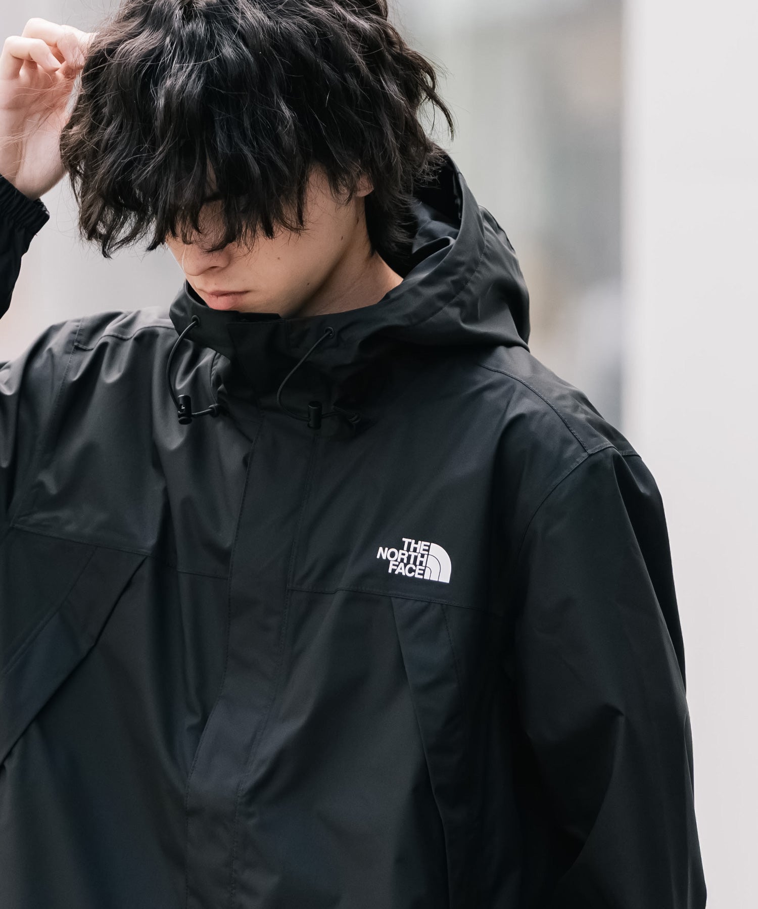 新色追加 THE NORTH FACE ザ・ノースフェイス ANTORA JACKET DRYVENTオーバーサイズワンポイントロゴアントラジャケット/マウンテンパーカー 16366
