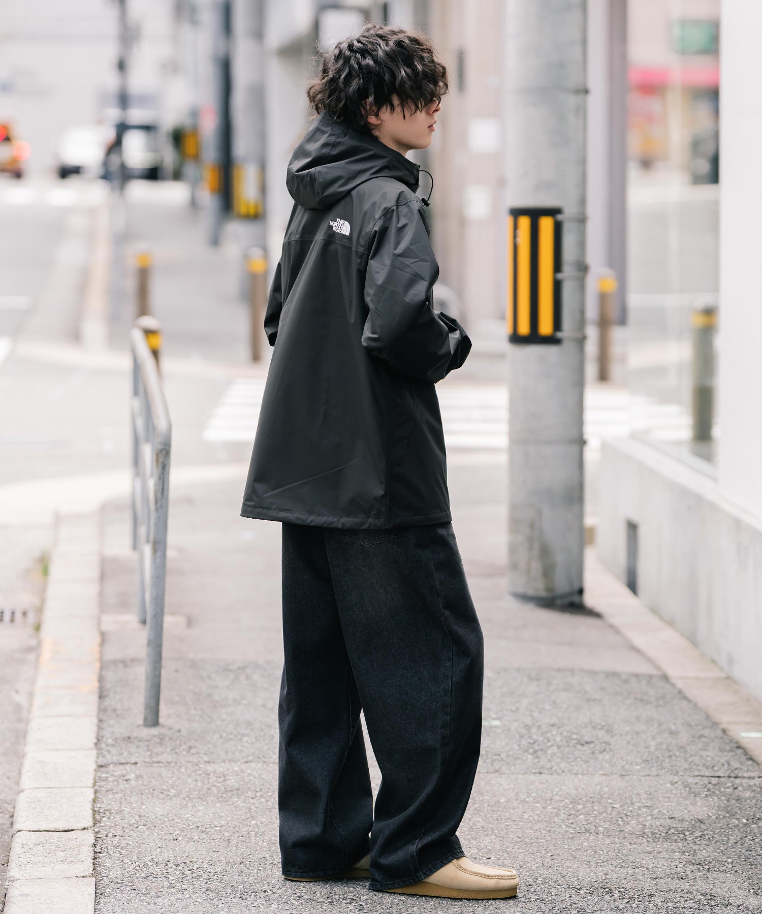 新色追加 THE NORTH FACE ザ・ノースフェイス ANTORA JACKET DRYVENTオーバーサイズワンポイントロゴアントラジャケット/マウンテンパーカー 16366