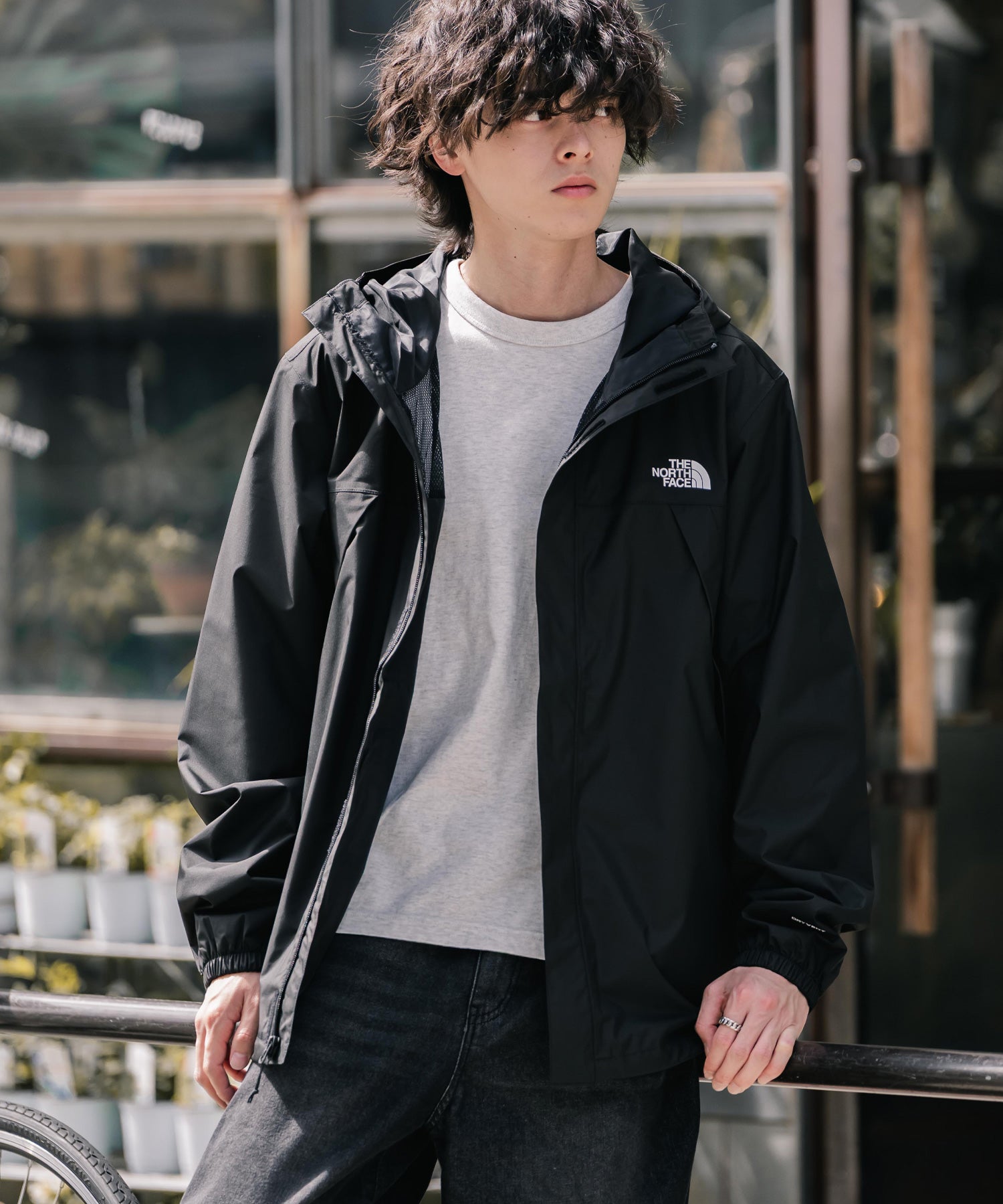 新色追加 THE NORTH FACE ザ・ノースフェイス ANTORA JACKET DRYVENTオーバーサイズワンポイントロゴアントラジャケット/マウンテンパーカー 16366