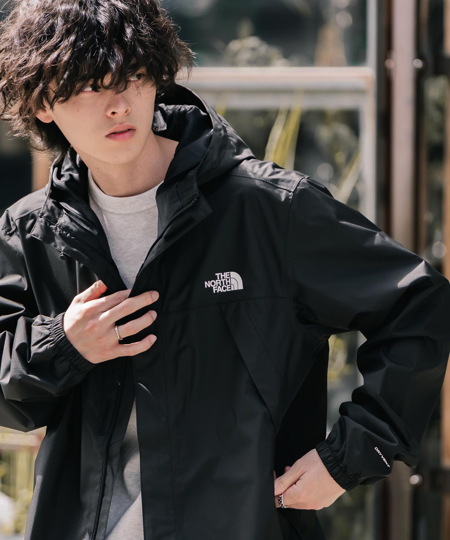 新色追加 THE NORTH FACE ザ・ノースフェイス ANTORA JACKET DRYVENTオーバーサイズワンポイントロゴアントラジャケット/マウンテンパーカー 16366