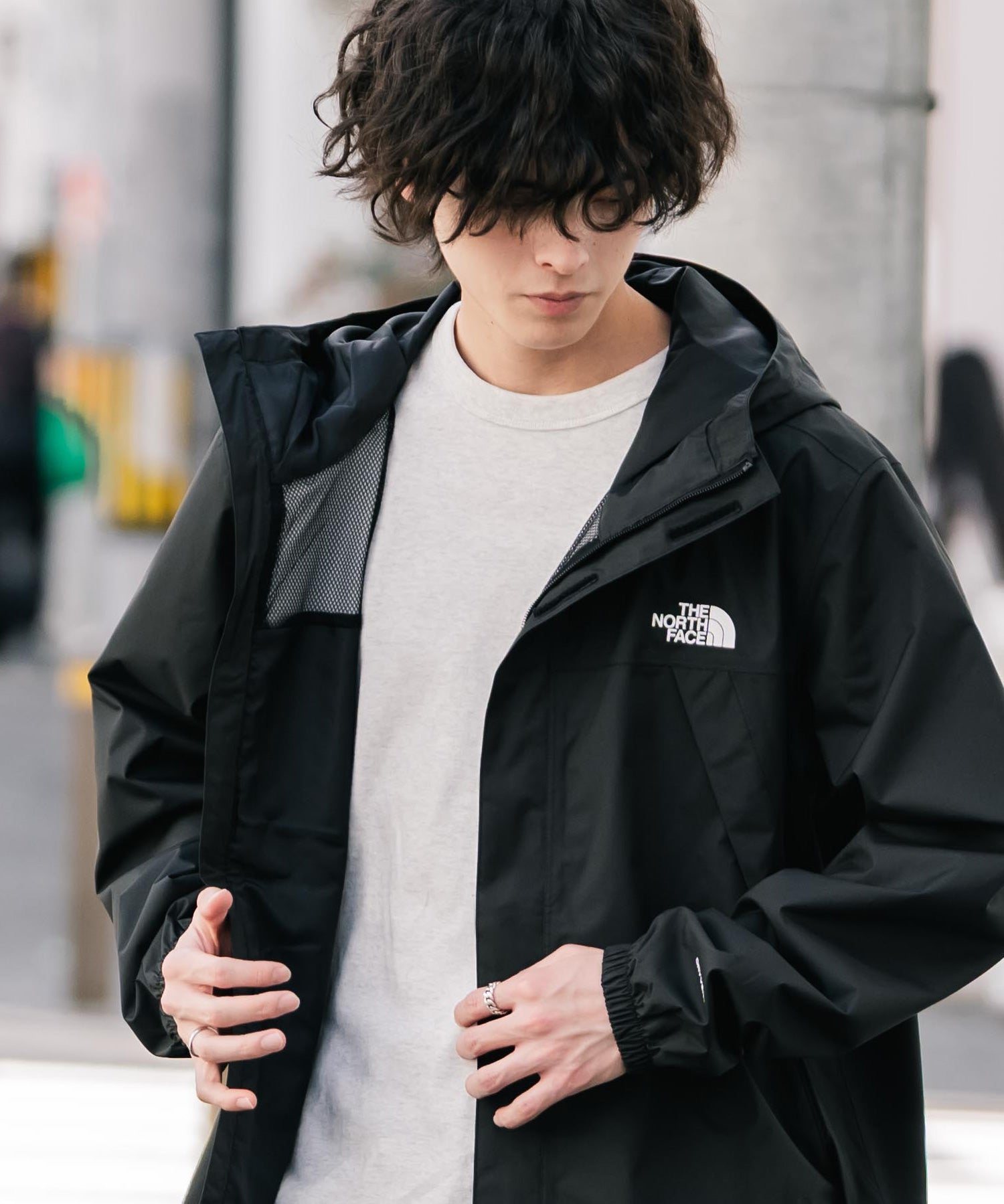 新色追加 THE NORTH FACE ザ・ノースフェイス ANTORA JACKET DRYVENTオーバーサイズワンポイントロゴアントラジャケット/マウンテンパーカー 16366