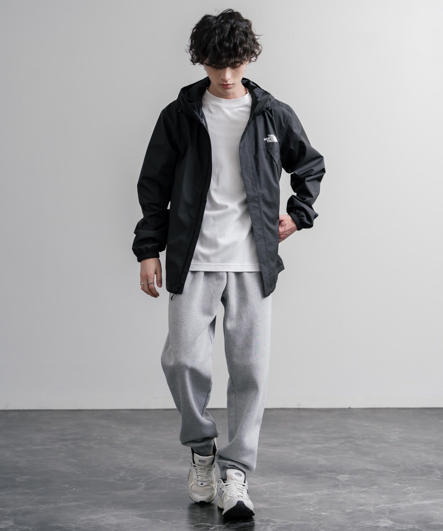 THE NORTH FACE ザ・ノースフェイス ANTORA JACKET DRYVENTオーバーサイズワンポイントロゴアントラジャケット/マウンテンパーカー 16366