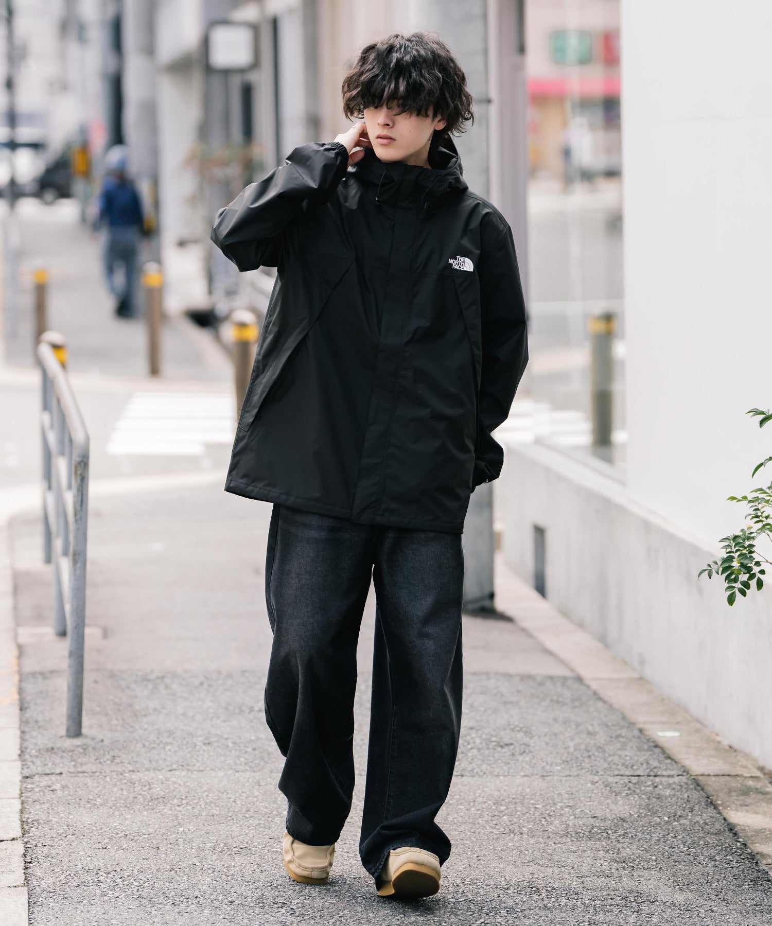 新色追加 THE NORTH FACE ザ・ノースフェイス ANTORA JACKET DRYVENTオーバーサイズワンポイントロゴアントラジャケット/マウンテンパーカー 16366