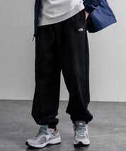 THE NORTH FACE M ESS SD RLX PANTS ノースフェイス 裏起毛ワンポイントロゴ刺繍スウェットワイドイージージョガーパンツ 16368