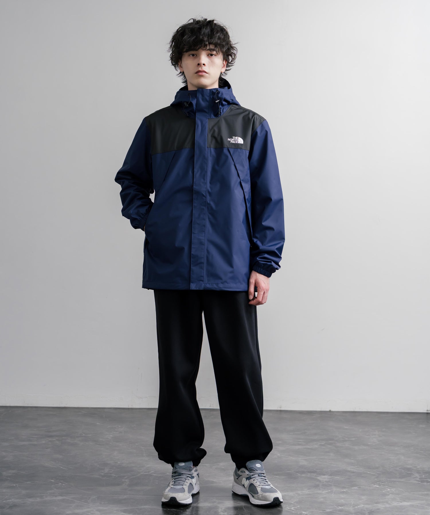 THE NORTH FACE M ESS SD RLX PANTS ノースフェイス 裏起毛ワンポイントロゴ刺繍スウェットワイドイージージョガーパンツ 16368