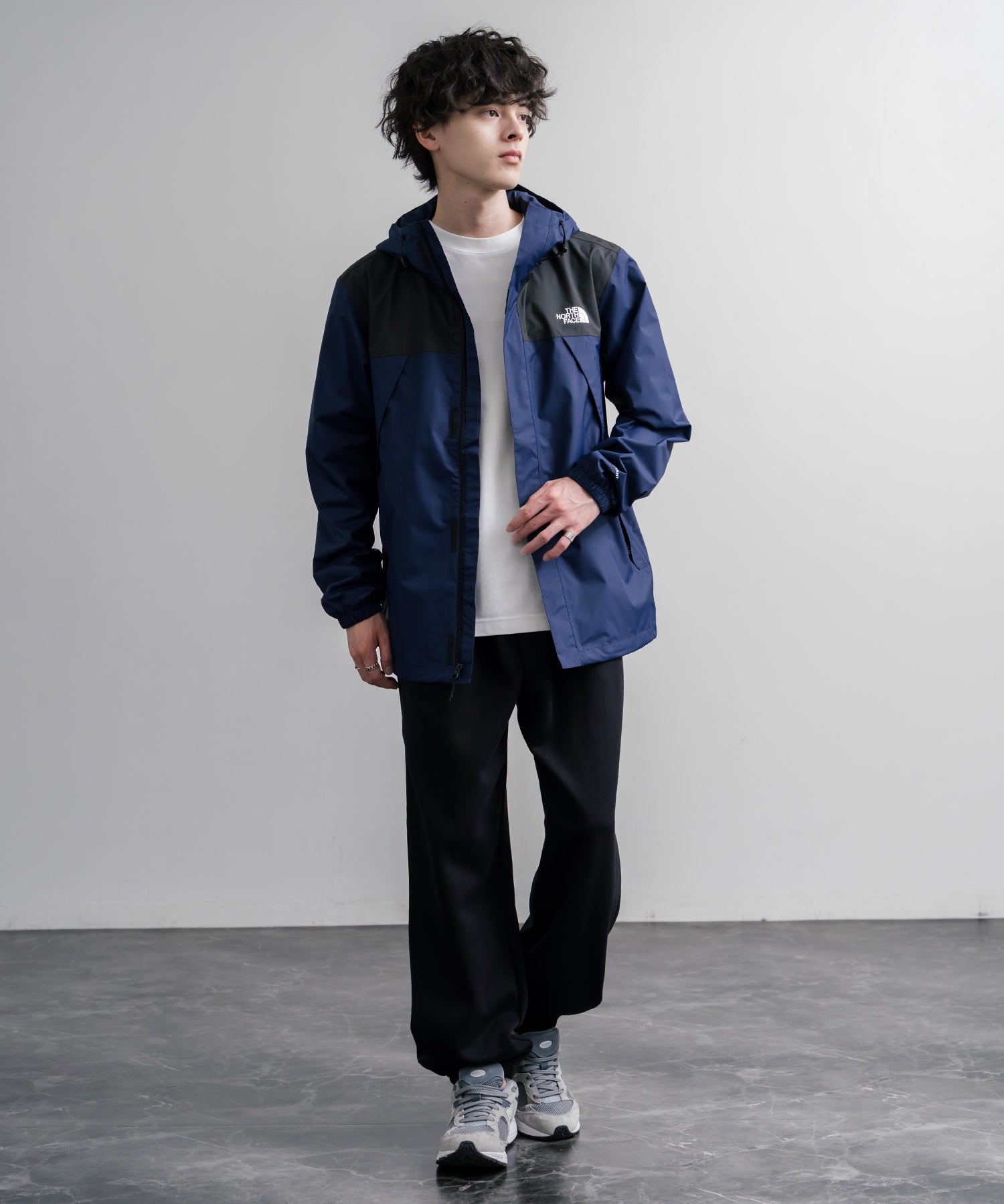 THE NORTH FACE M ESS SD RLX PANTS ノースフェイス 裏起毛ワンポイントロゴ刺繍スウェットワイドイージージョガーパンツ 16368