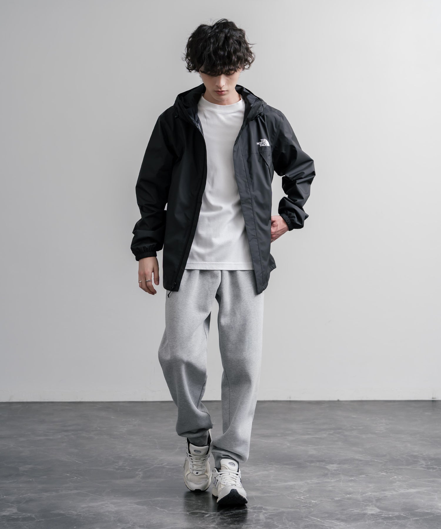 THE NORTH FACE M EVO SD REG JOGGER ノースフェイス 裏起毛ワンポイントロゴ刺繍スウェットイージージョガーパンツ 16369