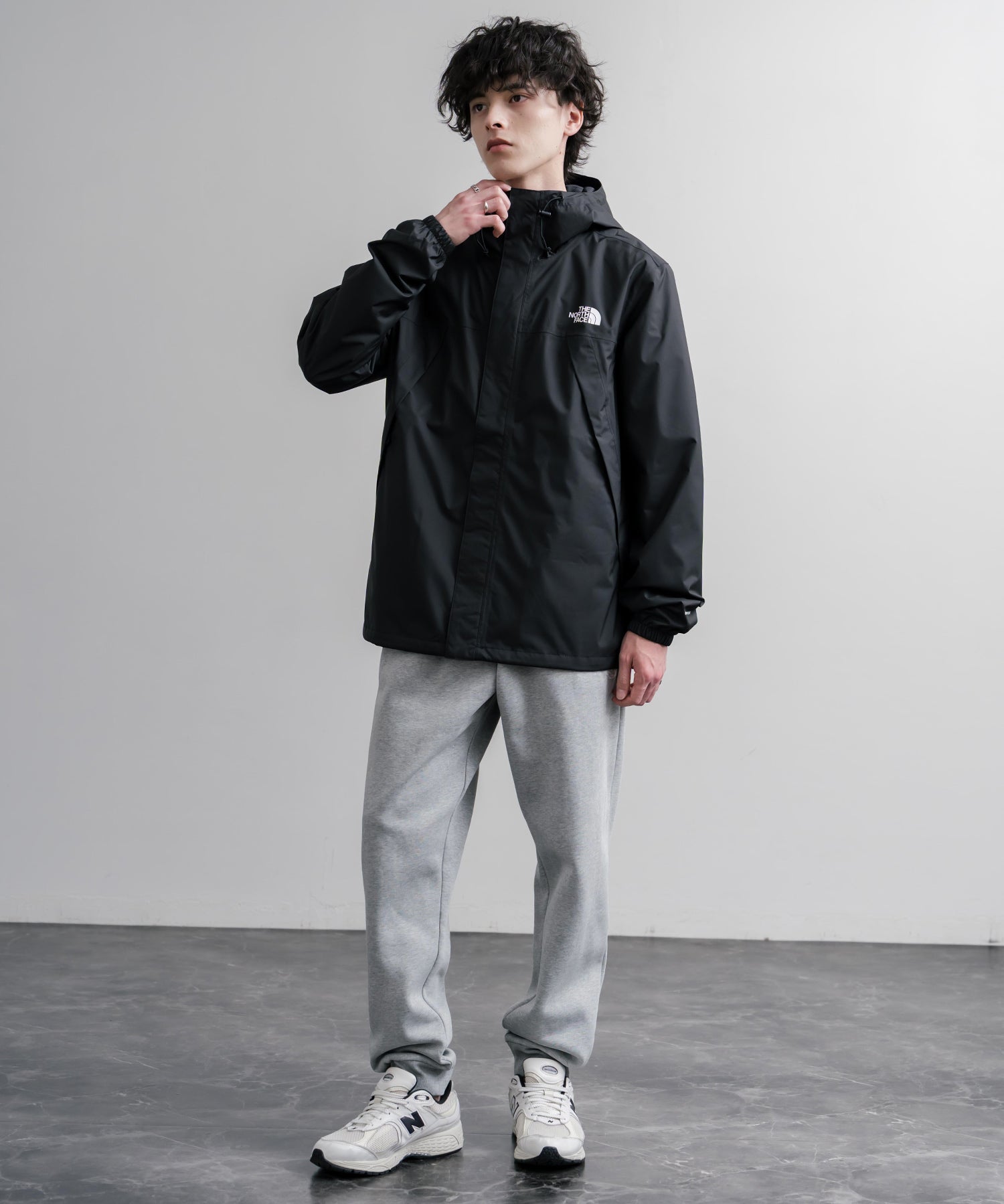 THE NORTH FACE M EVO SD REG JOGGER ノースフェイス 裏起毛ワンポイントロゴ刺繍スウェットイージージョガーパンツ 16369