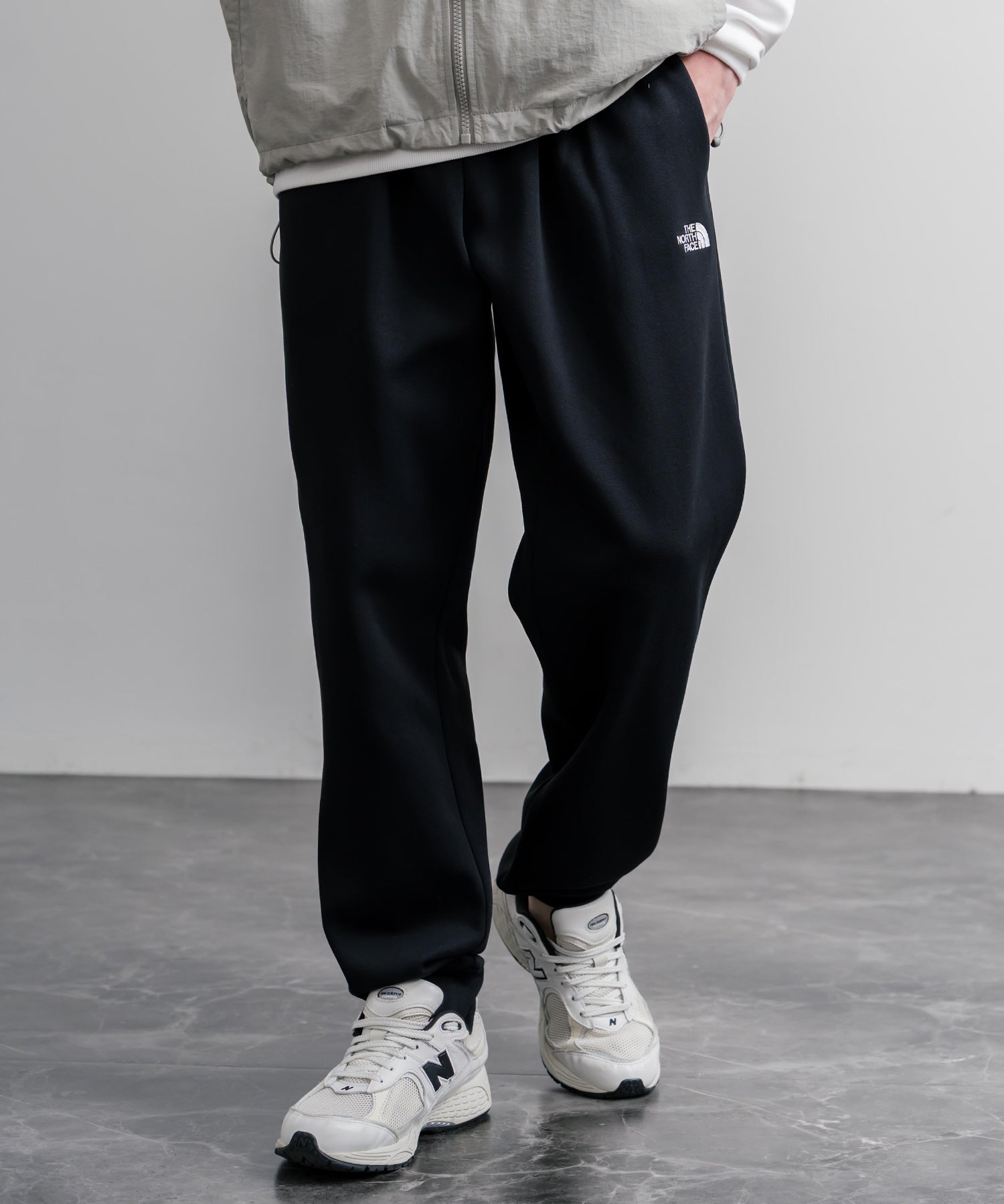 THE NORTH FACE M EVO SD REG JOGGER ノースフェイス 裏起毛ワンポイントロゴ刺繍スウェットイージージョガーパンツ 16369