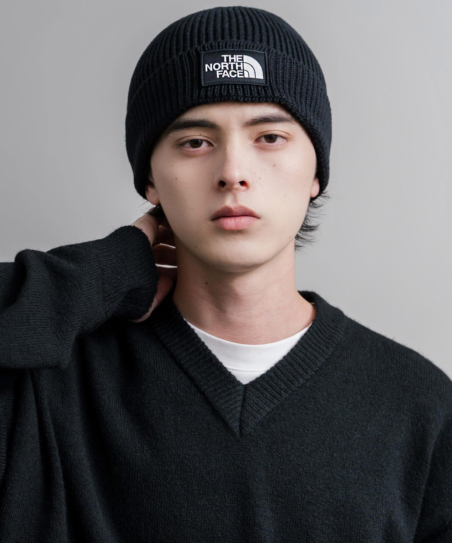 THE NORTH FACE ザ・ノースフェイス TNF LOGO BOX CUFFED BNE ワンポイントロゴボックスカフビーニー/ニット帽 16370