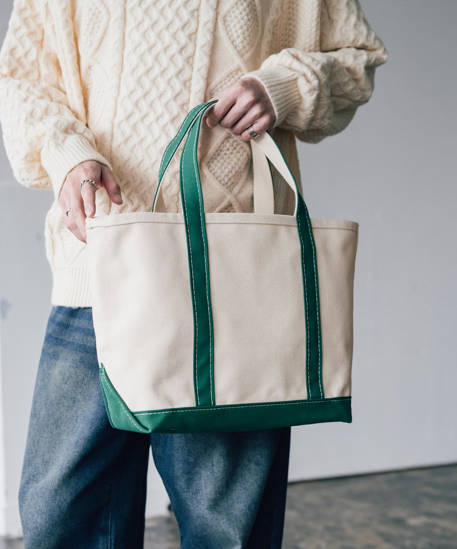 L.L.Bean エルエルビーン Boat and Tote Bag Open-Top Medium ボートアンドトート オープントップ ミディアム/ハンドバッグ 16376