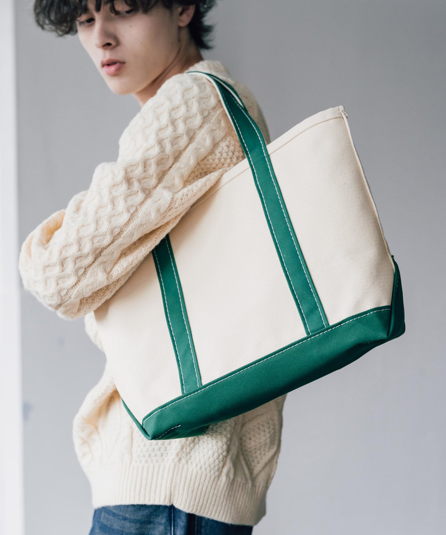 L.L.Bean エルエルビーン Boat and Tote Bag Open-Top Medium ボートアンドトート オープントップ ミディアム/ハンドバッグ 16376