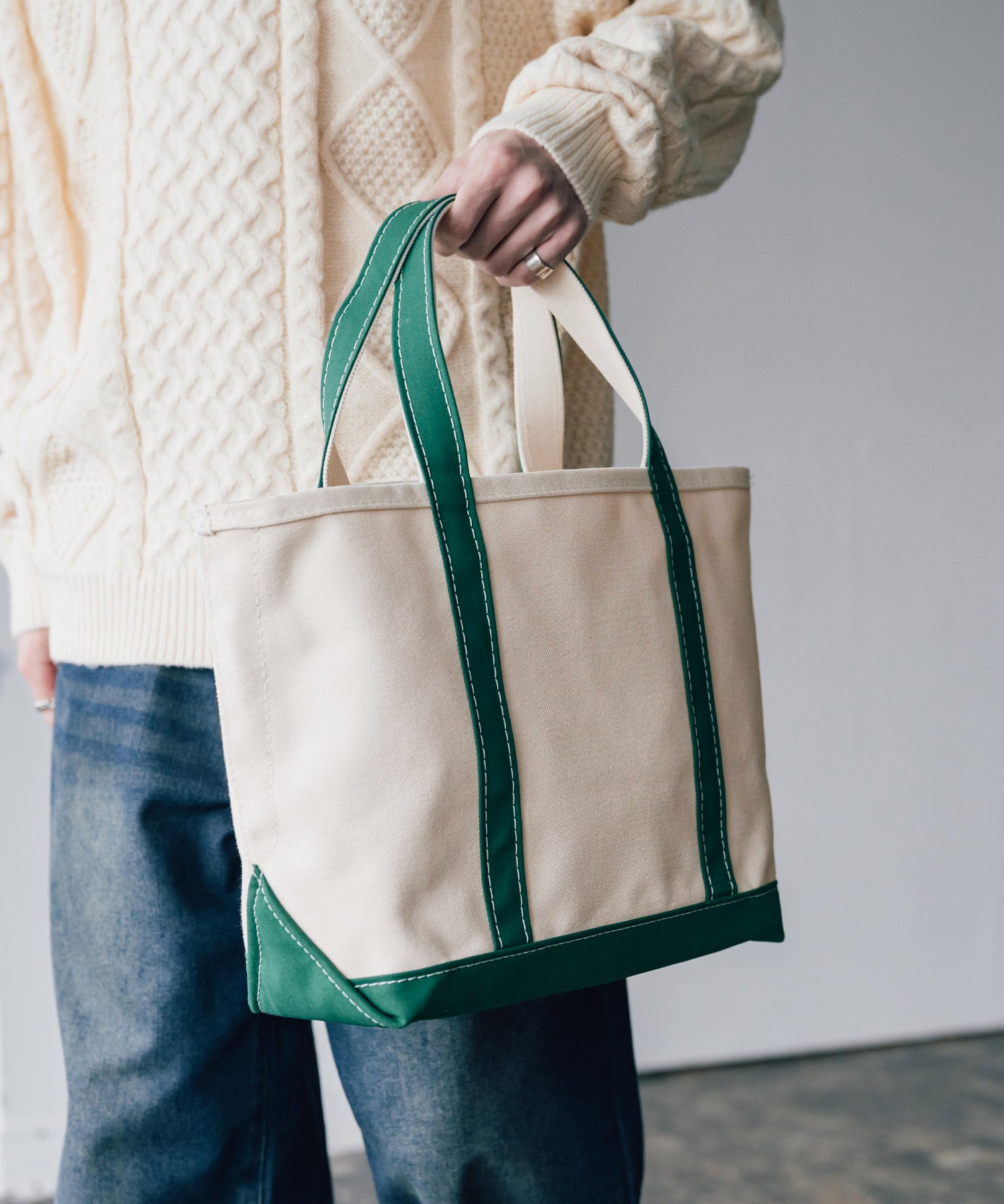 L.L.Bean エルエルビーン Boat and Tote Bag Open-Top Medium ボートアンドトート オープントップ ミディアム/ハンドバッグ 16376