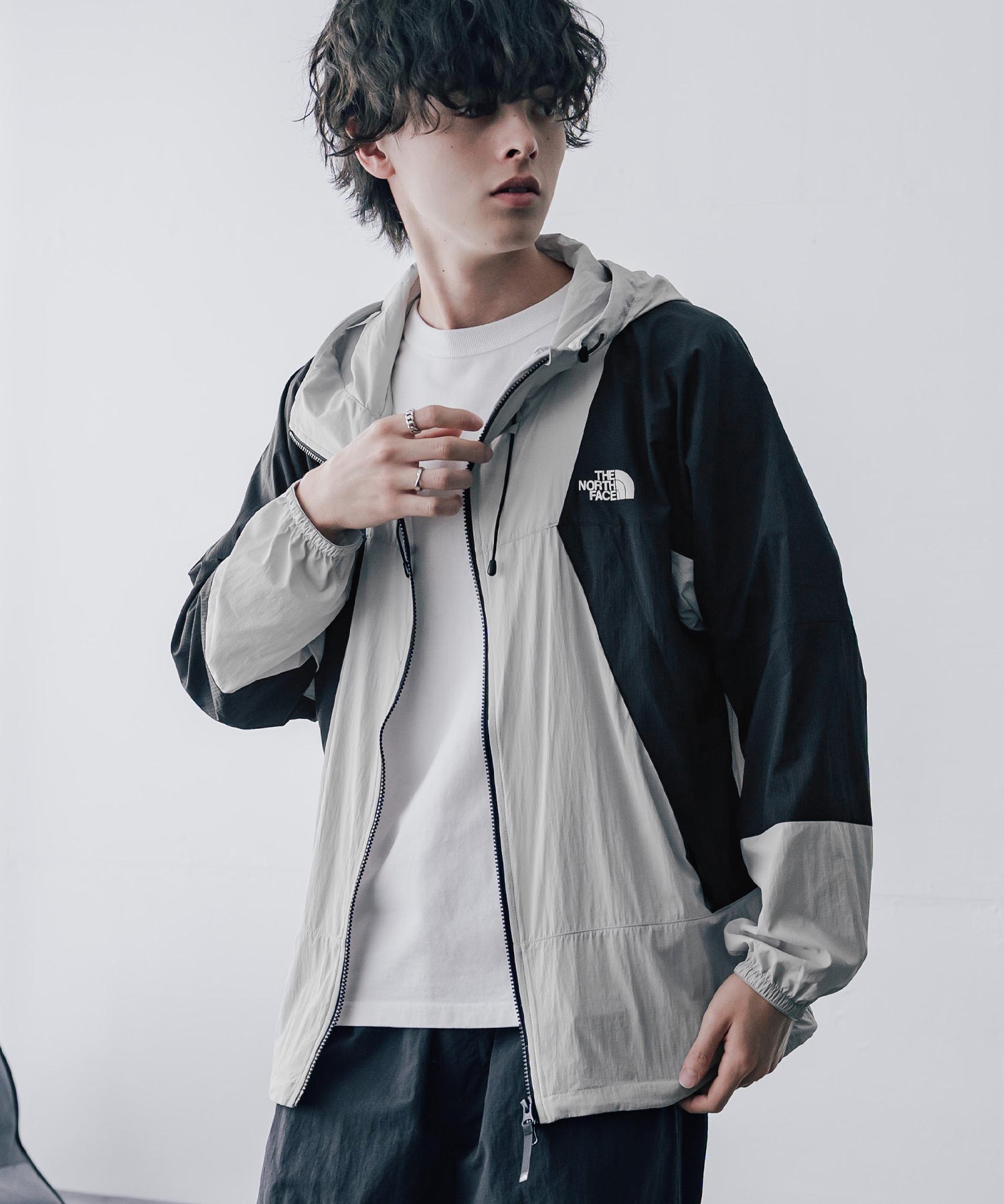 THE NORTH FACE ザ・ノースフェイス M'S 1994 MOUNTAIN JACKET ワンポイントロゴナイロンダブルジップマウンテンパーカー 16377