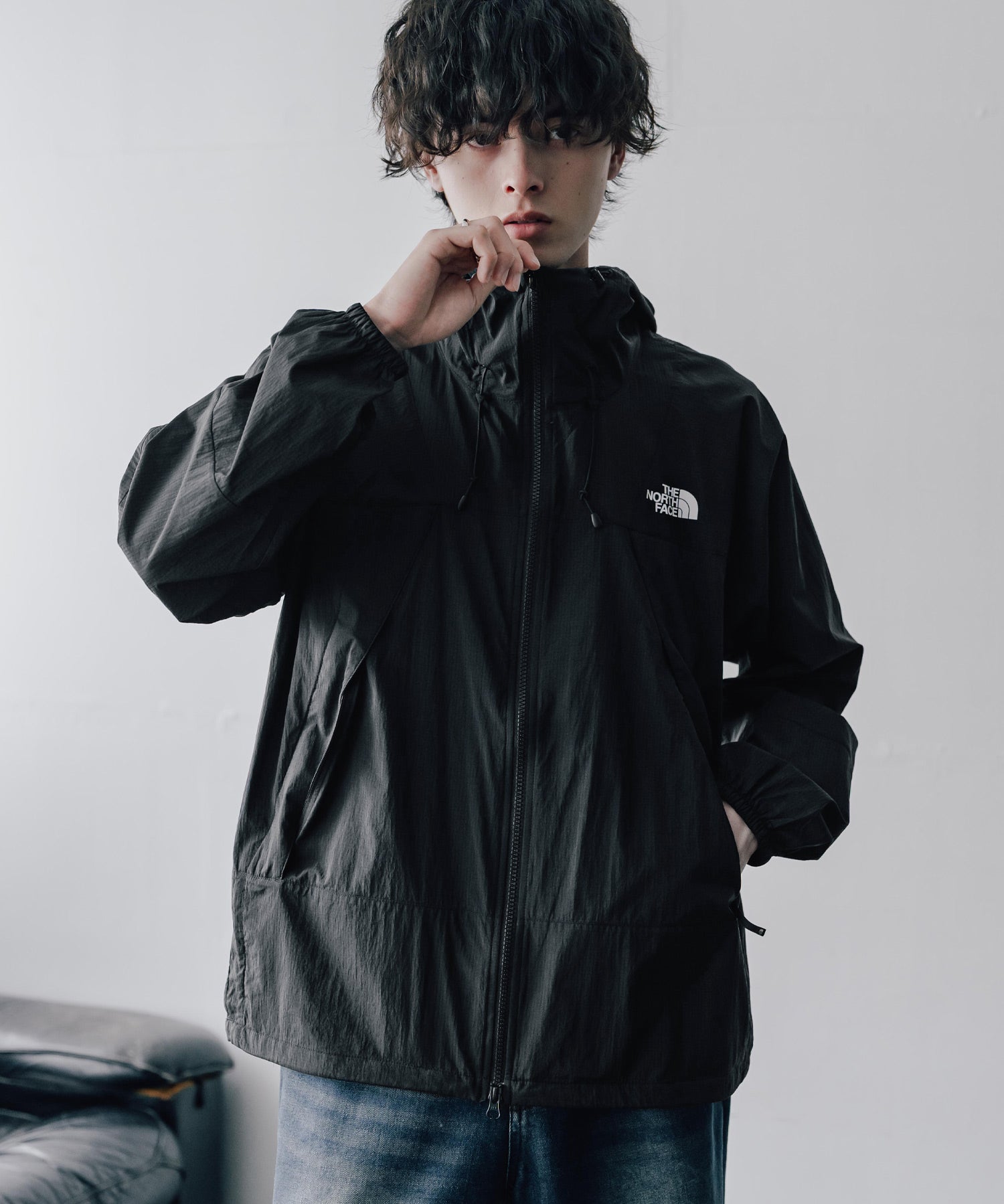 THE NORTH FACE ザ・ノースフェイス M'S 1994 MOUNTAIN JACKET ワンポイントロゴナイロンダブルジップマウンテンパーカー 16377