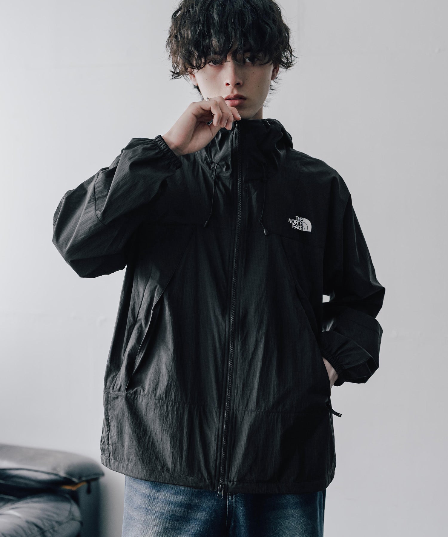 THE NORTH FACE ザ・ノースフェイス M'S 1994 MOUNTAIN JACKET ワンポイントロゴナイロンダブルジップマウンテンパーカー 16377