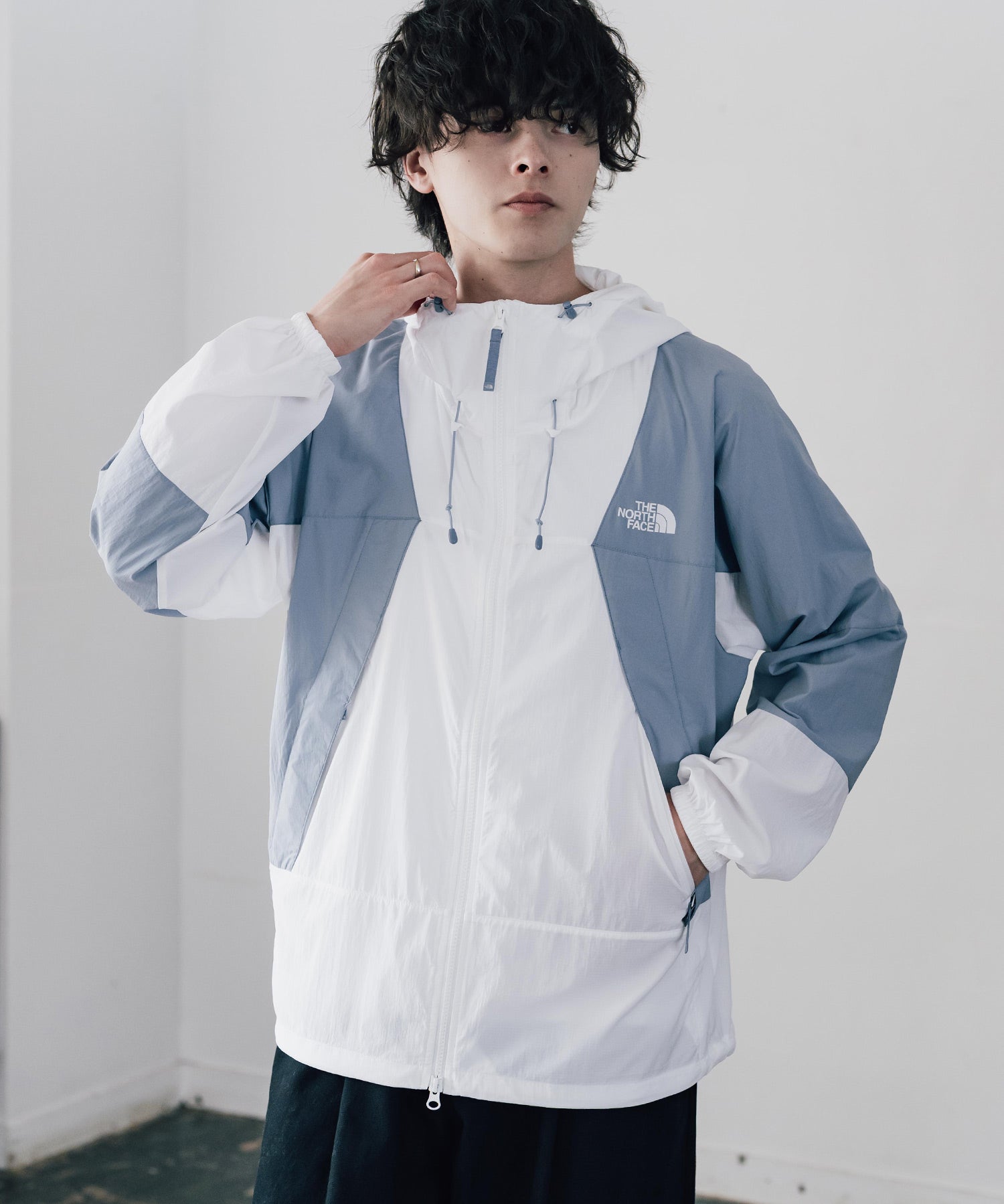 THE NORTH FACE ザ・ノースフェイス M'S 1994 MOUNTAIN JACKET ワンポイントロゴナイロンダブルジップマウンテンパーカー 16377
