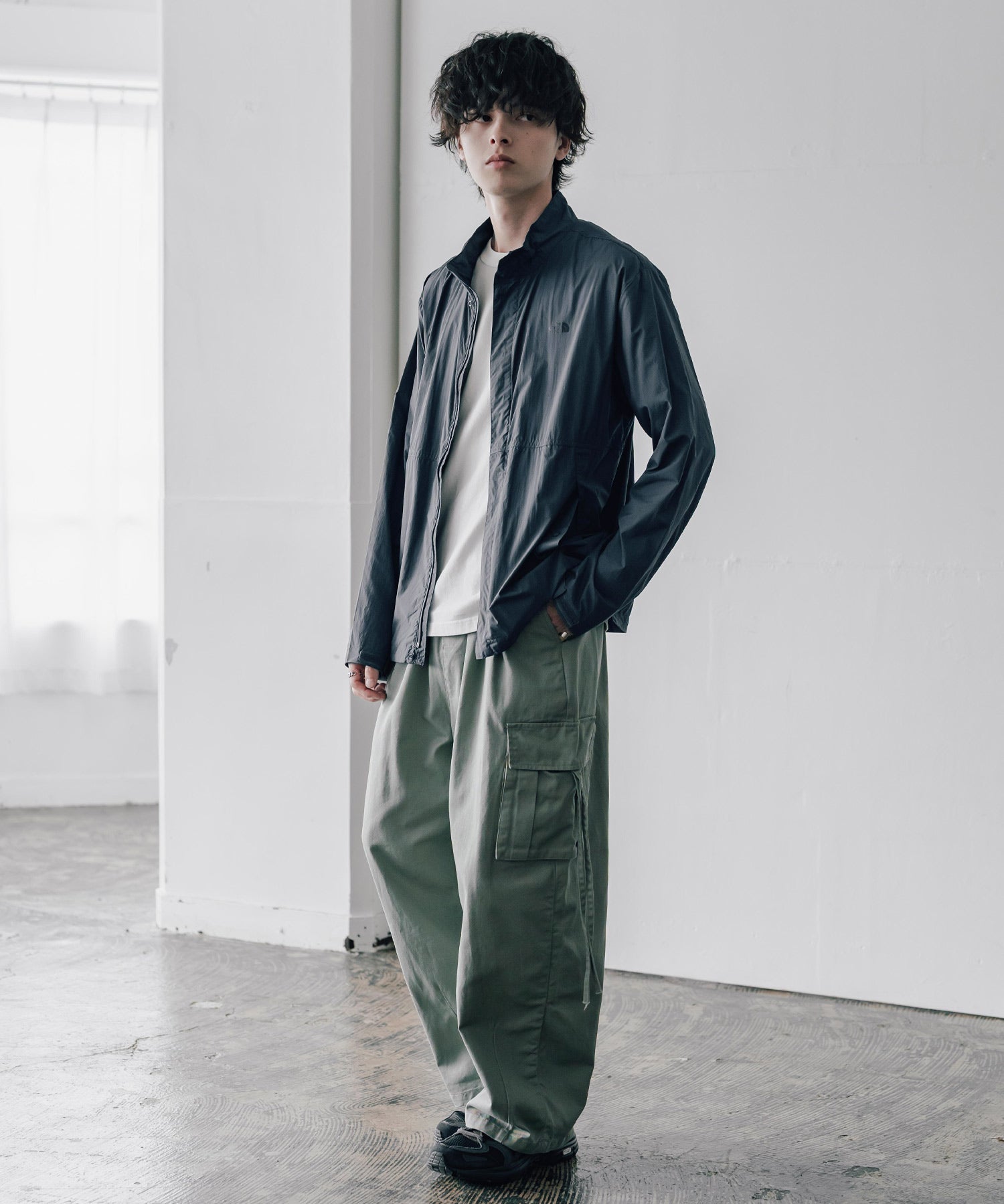 THE NORTH FACE ザ・ノースフェイス M'S CHILLER JACKET チラージャケット/ワンポイントロゴナイロンジャケット 16378
