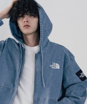 日本未展開モデル THE NORTH FACE WHITE LABEL ホワイトレーベル ザ・ノースフェイス BRIS DENIM JACKET デニムパーカー/デニムジャケット 16380