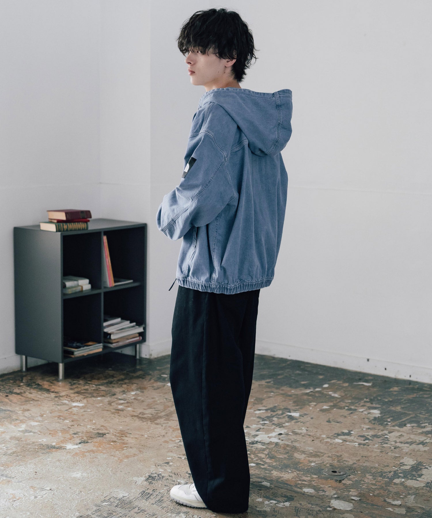 日本未展開モデル THE NORTH FACE WHITE LABEL ホワイトレーベル ザ・ノースフェイス BRIS DENIM JACKET デニムパーカー/デニムジャケット 16380