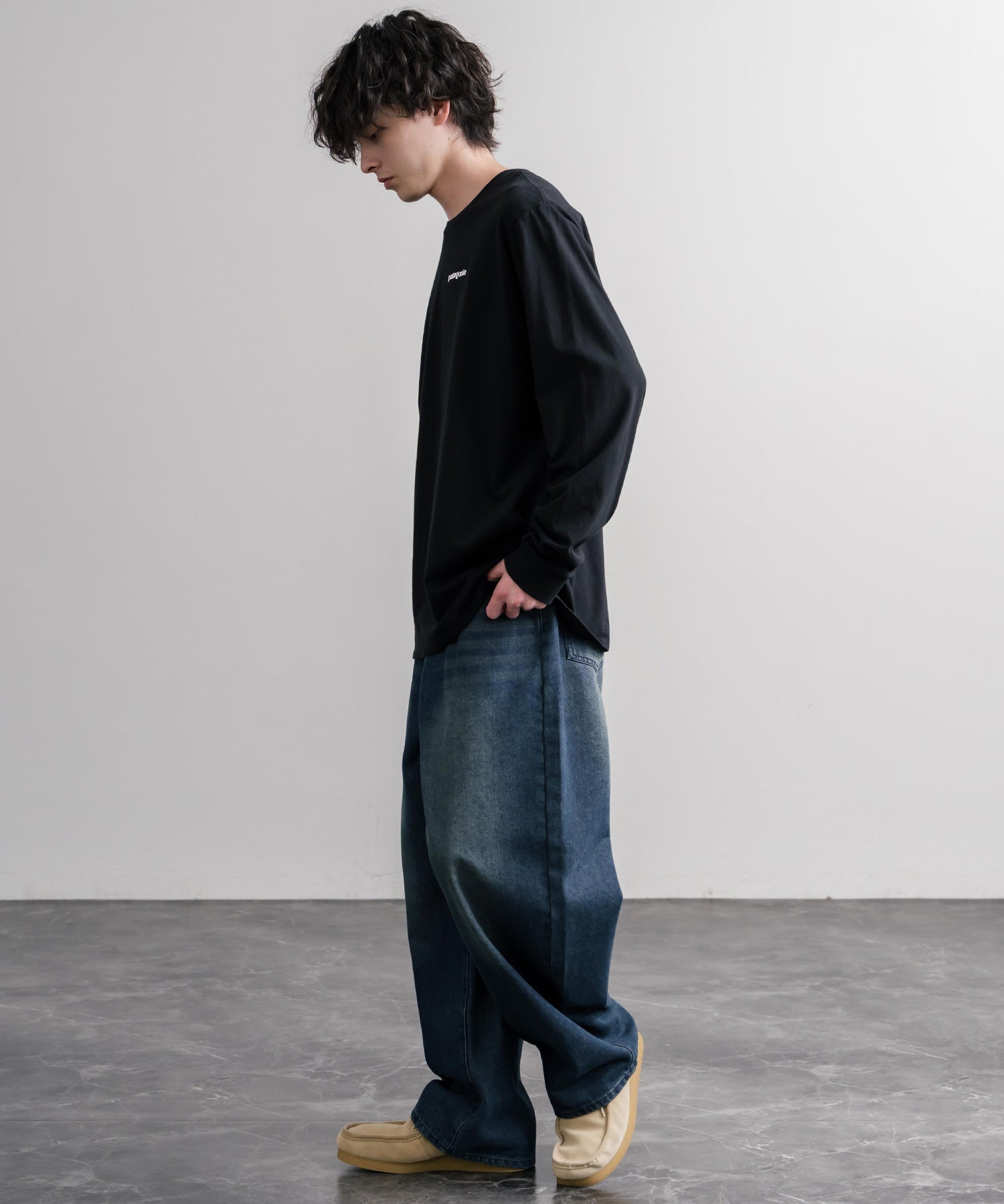 Patagonia パタゴニア M S L S P 6 LOGO RESPONSIBILI TEE ロングスリーブP-6ロゴレスポンシビリティー/バックプリント長袖Tシャツ 16381