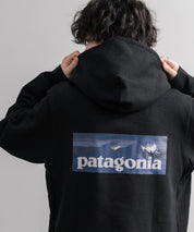 Patagonia パタゴニア BOARDSHORT LOGO UPRISAL HOODY ボードショーツロゴアップライザルフーディ/裏起毛バックグラフィック長袖パーカー 16382