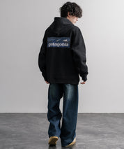 Patagonia パタゴニア BOARDSHORT LOGO UPRISAL HOODY ボードショーツロゴアップライザルフーディ/裏起毛バックグラフィック長袖パーカー 16382