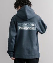 Patagonia パタゴニア BOARDSHORT LOGO UPRISAL HOODY ボードショーツロゴアップライザルフーディ/裏起毛バックグラフィック長袖パーカー 16382