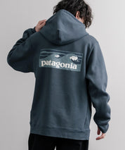 Patagonia パタゴニア BOARDSHORT LOGO UPRISAL HOODY ボードショーツロゴアップライザルフーディ/裏起毛バックグラフィック長袖パーカー 16382