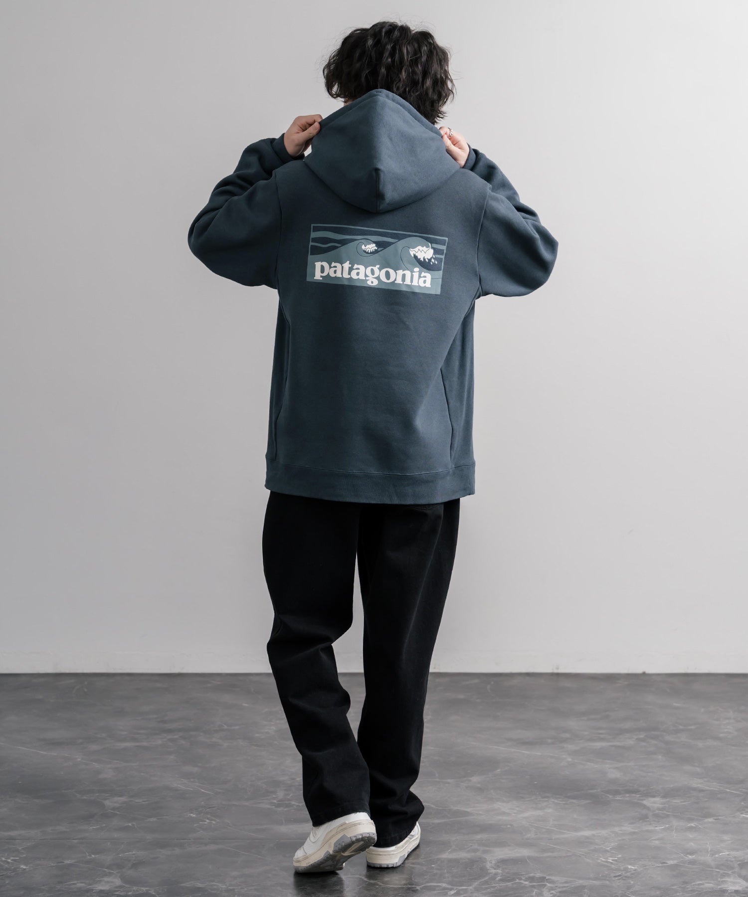 Patagonia パタゴニア BOARDSHORT LOGO UPRISAL HOODY ボードショーツロゴアップライザルフーディ/裏起毛バックグラフィック長袖パーカー 16382