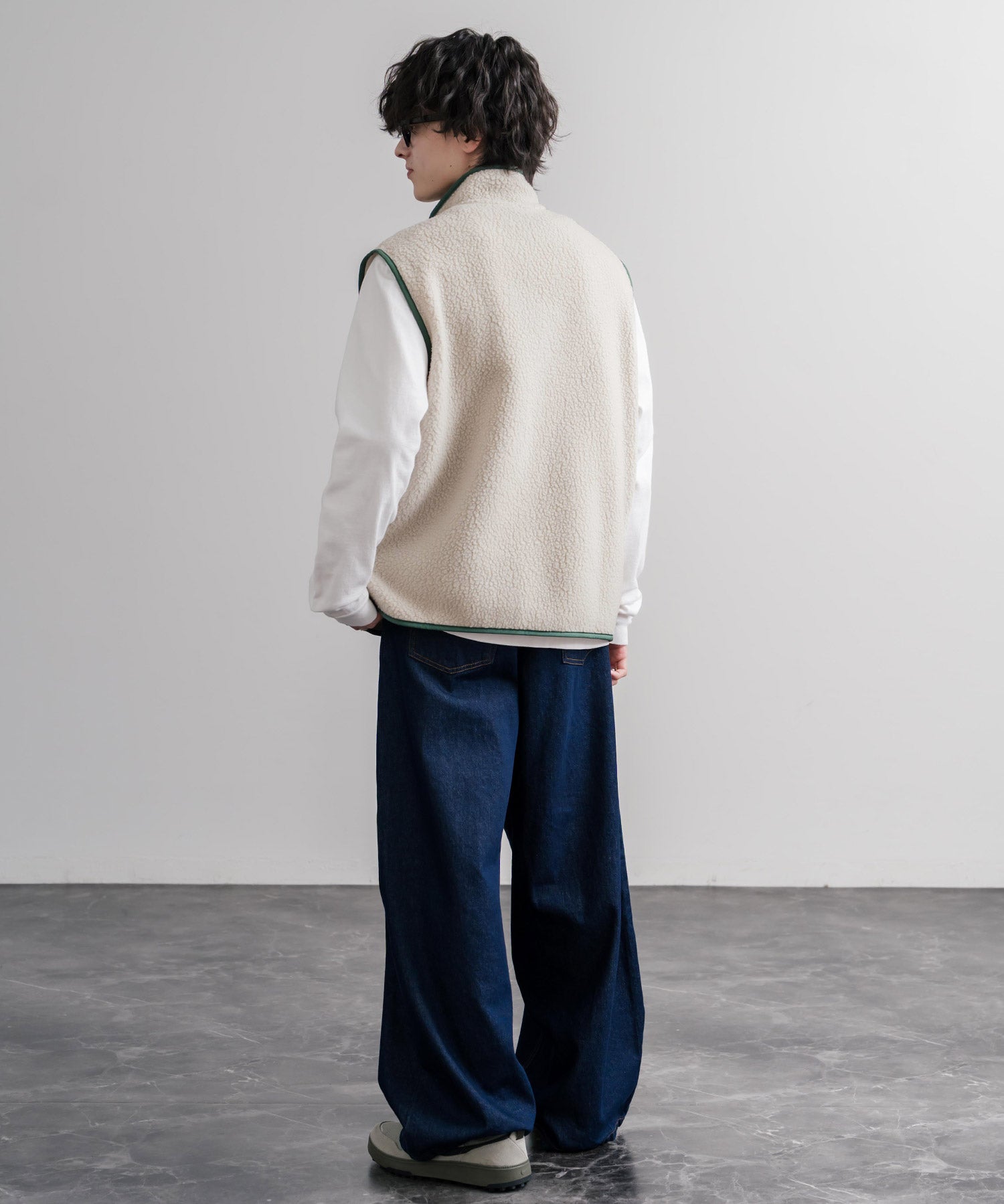 Patagonia パタゴニア M S RETRO PILE VEST レトロパイルフリースベスト/ワンポイントロゴ入りスタンドカラーフルジップボアベスト 16383