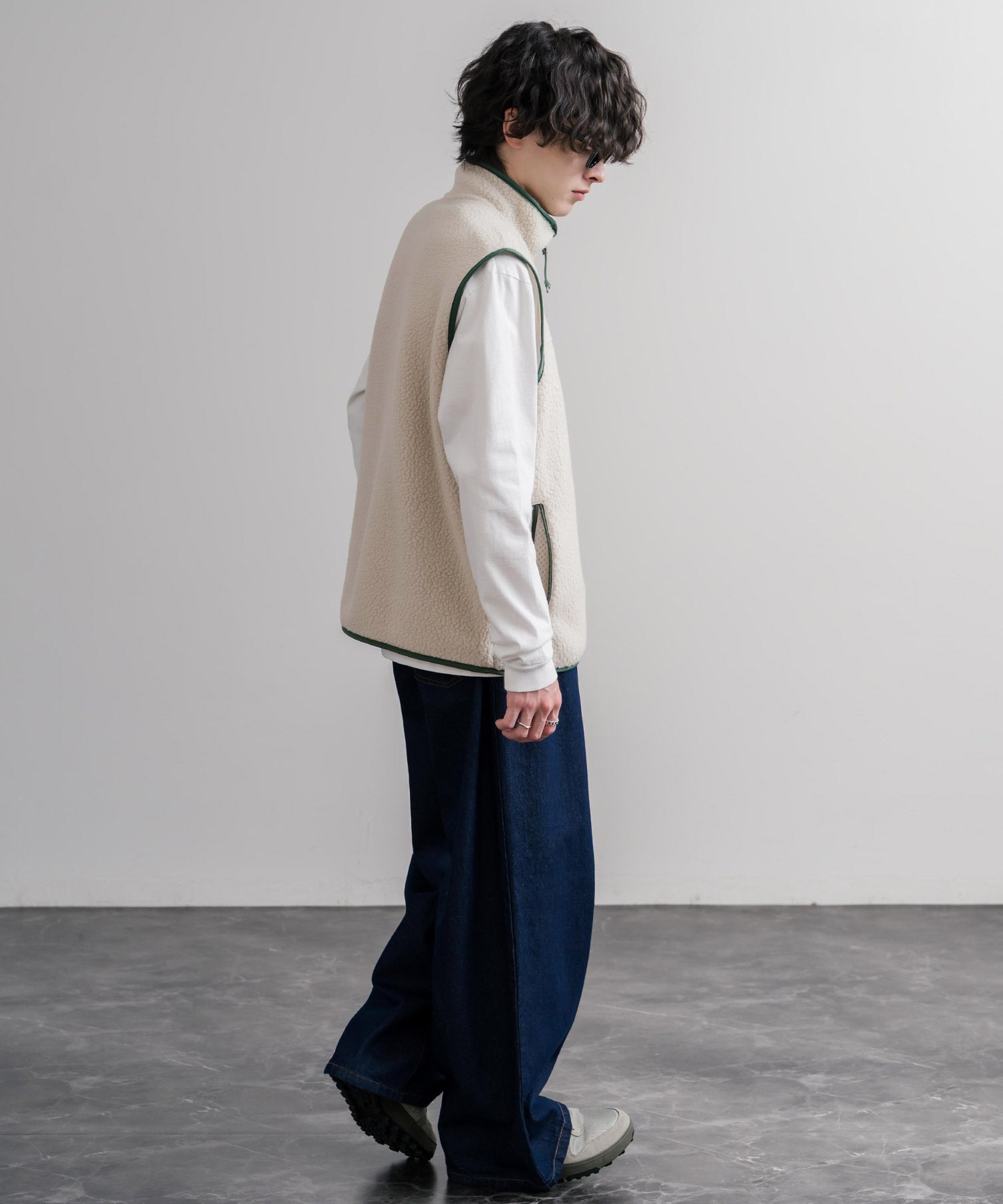 Patagonia パタゴニア M S RETRO PILE VEST レトロパイルフリースベスト/ワンポイントロゴ入りスタンドカラーフルジップボアベスト 16383