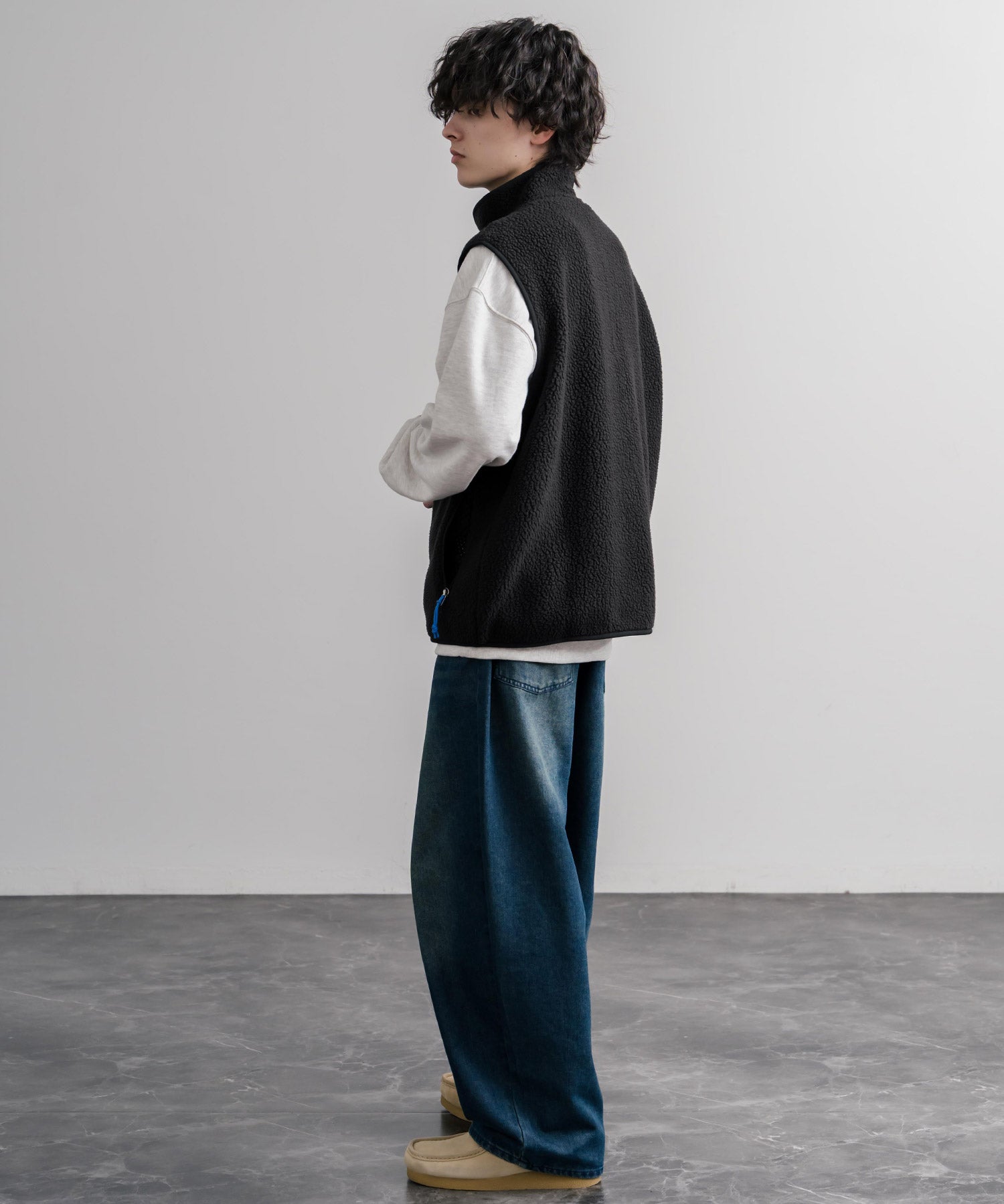 Patagonia パタゴニア M S RETRO PILE VEST レトロパイルフリースベスト/ワンポイントロゴ入りスタンドカラーフルジップボアベスト 16383