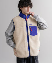 Patagonia パタゴニア M'S CLASSIC RETRO-X VEST クラシックレトロXフリースベスト/ワンポイントロゴ入り配色切替スタンドカラーフルジップボアベスト 16384
