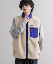 Patagonia パタゴニア M'S CLASSIC RETRO-X VEST クラシックレトロXフリースベスト/ワンポイントロゴ入り配色切替スタンドカラーフルジップボアベスト 16384