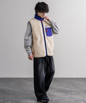 Patagonia パタゴニア M'S CLASSIC RETRO-X VEST クラシックレトロXフリースベスト/ワンポイントロゴ入り配色切替スタンドカラーフルジップボアベスト 16384