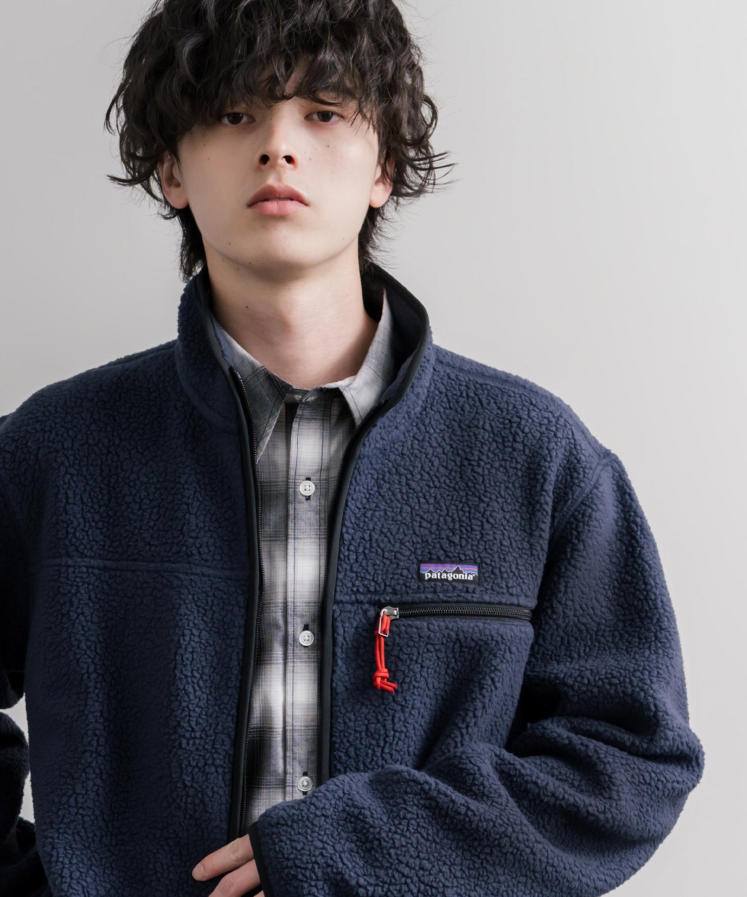 Patagonia パタゴニア M S RETRO PILE JKT スタンドネックフリースジャケット/ボアジャケット 16385