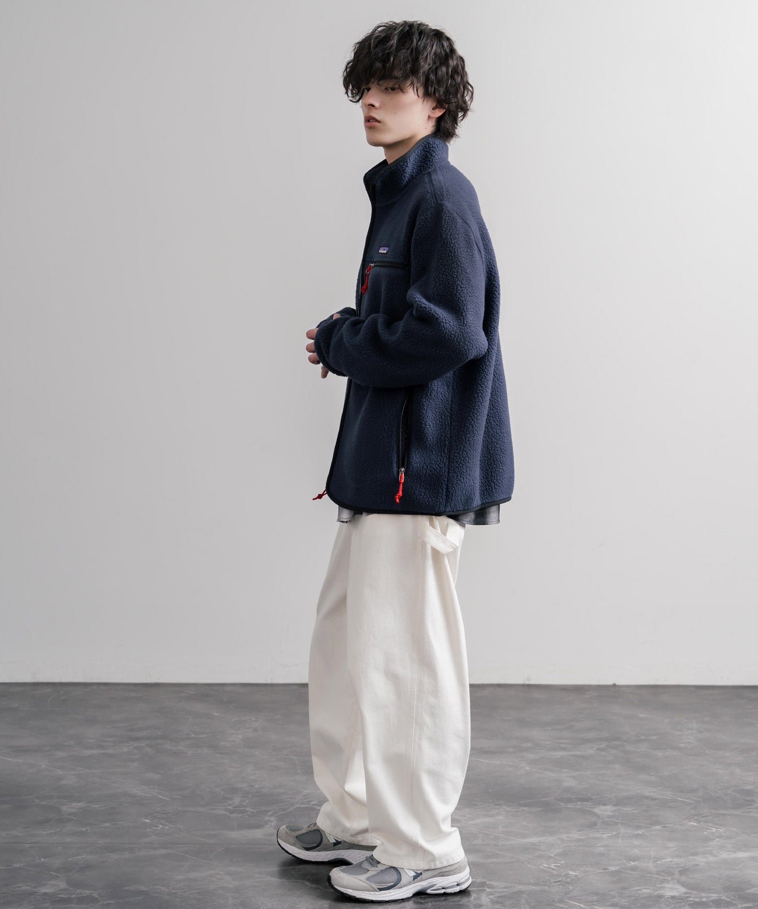 Patagonia パタゴニア M S RETRO PILE JKT スタンドネックフリースジャケット/ボアジャケット 16385