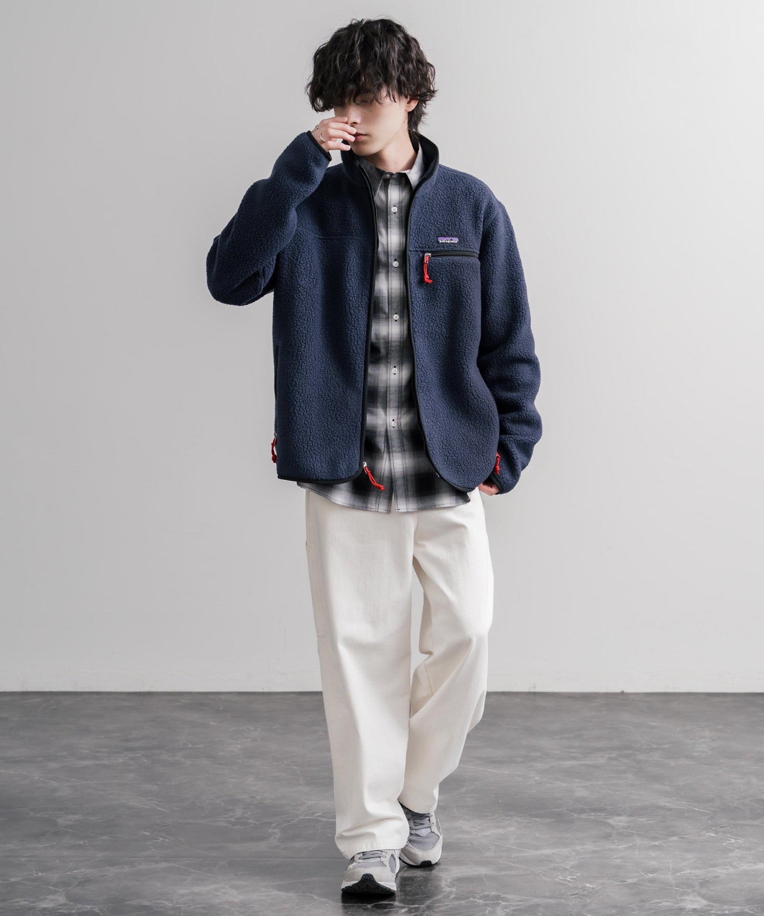 Patagonia パタゴニア M S RETRO PILE JKT スタンドネックフリースジャケット/ボアジャケット 16385