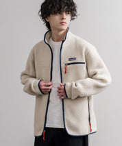 Patagonia パタゴニア M S RETRO PILE JKT スタンドネックフリースジャケット/ボアジャケット 16385