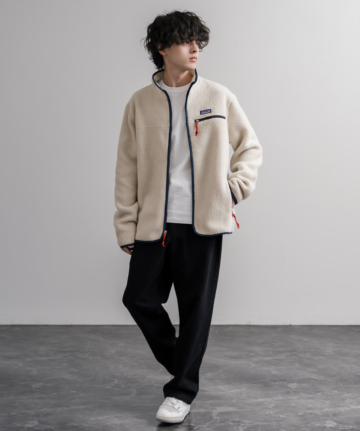 Patagonia パタゴニア M S RETRO PILE JKT スタンドネックフリースジャケット/ボアジャケット 16385