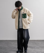 Patagonia パタゴニア M S CLASSIC RETRO X JKT スタンドネックフリースジャケット/ボアジャケット 16386