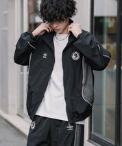 UMBRO アンブロ オーバーサイズパイピングナイロンジャケット/バックプリントトラックジャケット 16393【セットアップ可能】