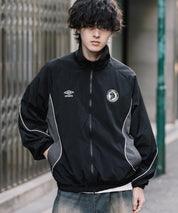 UMBRO アンブロ オーバーサイズパイピングナイロンジャケット/バックプリントトラックジャケット 16393【セットアップ可能】