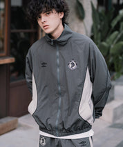 UMBRO アンブロ オーバーサイズパイピングナイロンジャケット/バックプリントトラックジャケット 16393【セットアップ可能】