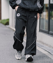 UMBRO アンブロ 裾スピンドルパイピングナイロンイージーパンツ/ワイドトラックパンツ 16394【セットアップ可能】