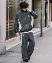 UMBRO アンブロ 裾スピンドルパイピングナイロンイージーパンツ/ワイドトラックパンツ 16394【セットアップ可能】